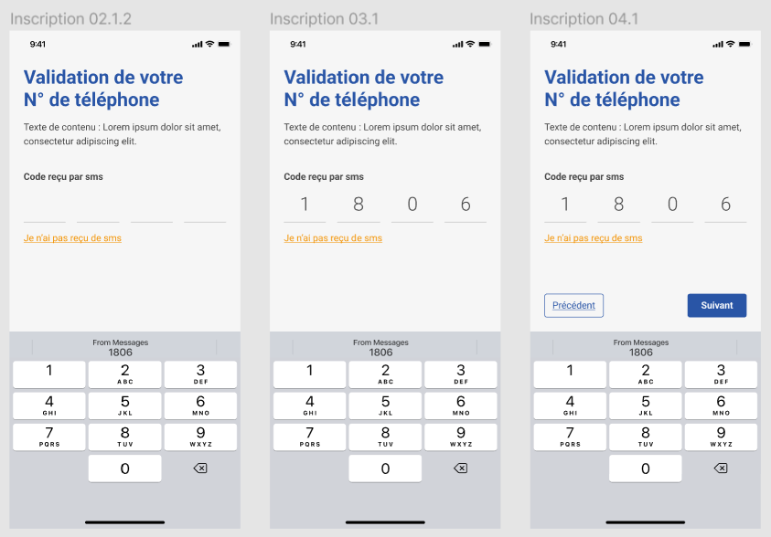 Account Confirmation Screen
